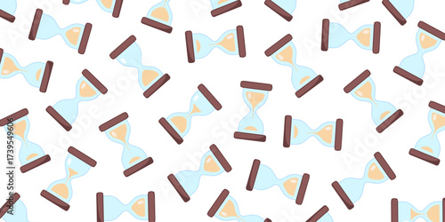 Hourglass background, sand timers. Suitable for infographics, time management concepts, productivity visuals, educational materials.