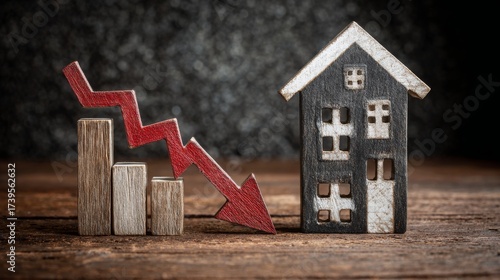 a decline in property prices. population decline. falling interest on the mortgage. reduction in demand for the purchase of housing. low energy efficiency, low prices for public utilities. arrow down.