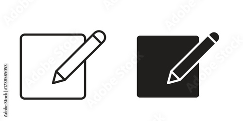 Register icon outline illustration sign