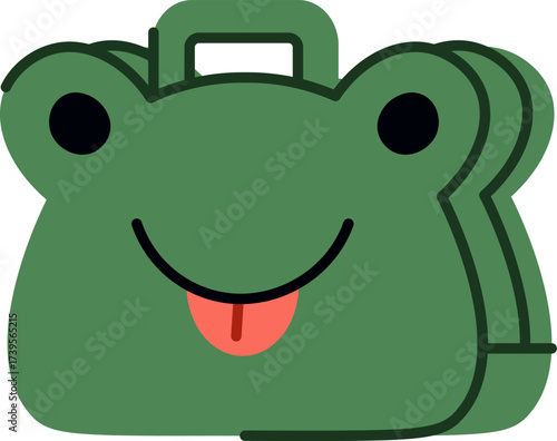 Frog Shaped Lunch Box