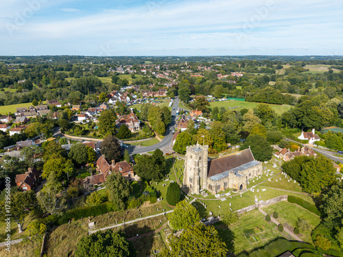 Valokuva St Laurence Church, The Moor, Hawkhurst village, Kent in the Weald area of Engla