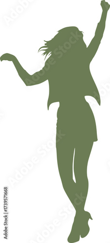 Woman dancing design