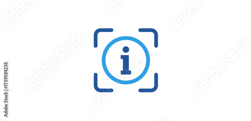 information technology icon with digital scanner showcasing data analysis and security in modern tech ideal for cyber security and innovation