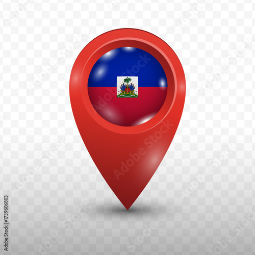 Location Flag of Haiti with red color and transparent background, Vector Illustration. Free Download Location Flag of Haiti with red color and transparent background, Vector Illustration. - GFXLoad