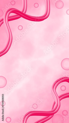 aesthetic pink wallpaper background illustration	