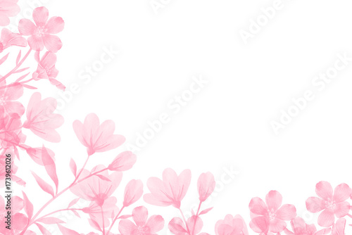 pink floral background