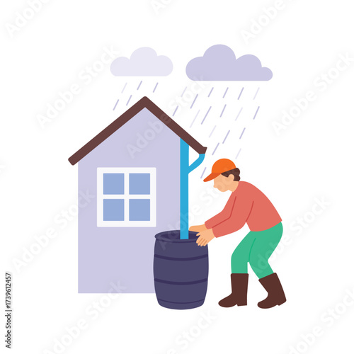 Collecting Rainwater, Storing rainwater for reuse and conservation