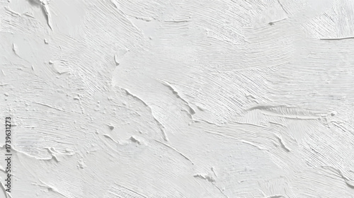 A textured white surface with visible brush strokes and a smooth finish