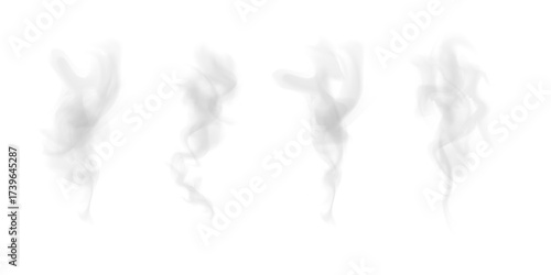 Transparent smoke fog mist PNG background