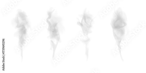 Transparent smoke fog mist PNG background