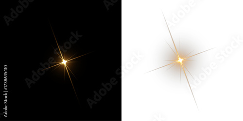 Bright flare PNG overlay