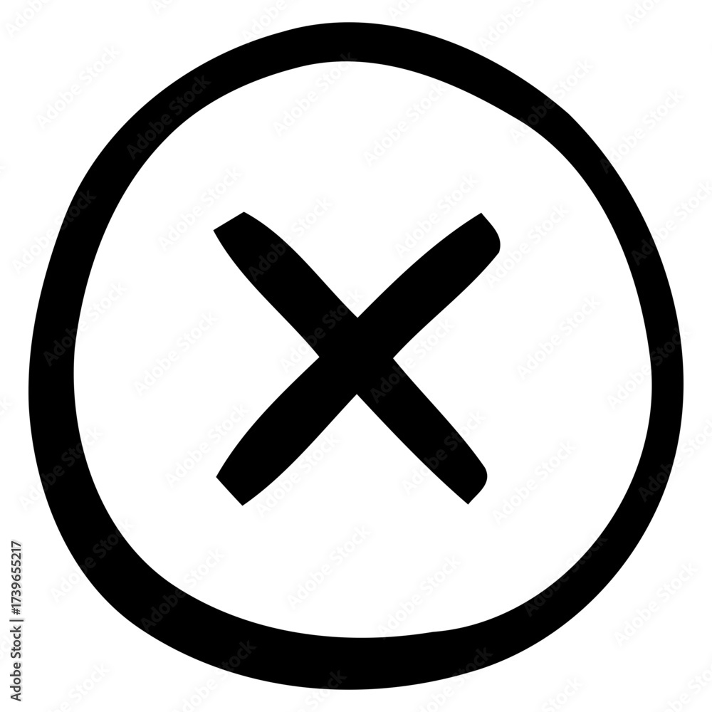 Obraz premium Error cancel