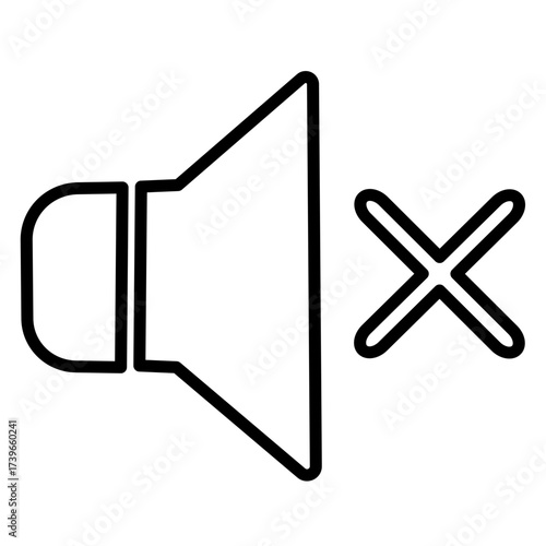 mute sound icon