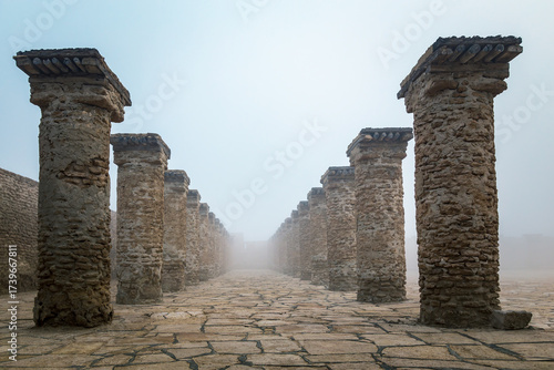Morning view from historical old Al-Uqair port in Saudi Arabia.