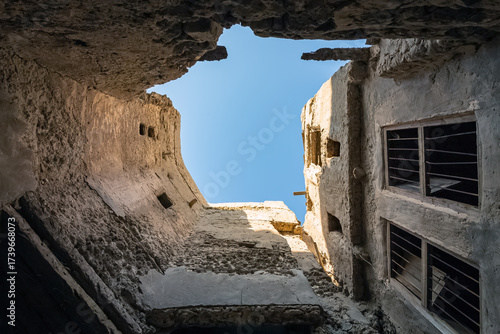 Ruined Building near Tarout Castle, Qatif, Saudi Arabia.