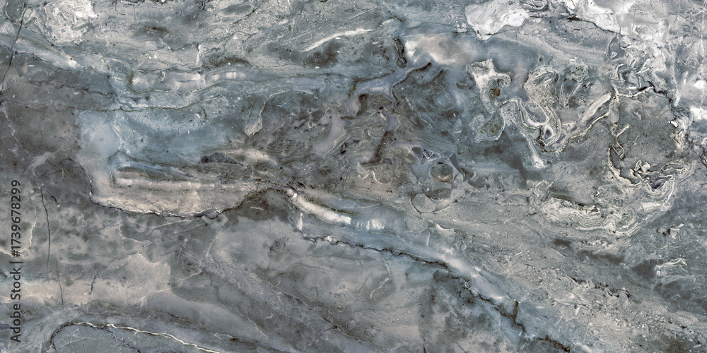 Obraz premium Light Blue Grey Marble High Resolution Marble texture background, Italian marble slab, The texture of limestone Polished natural granite marbel for Ceramic Floor Tiles And Wall Tiles, Slab tile 