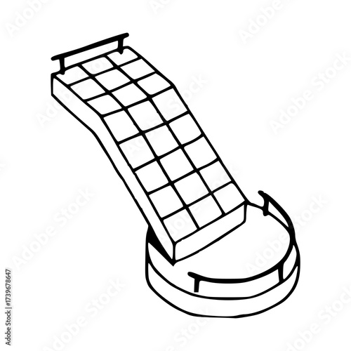 waterfront mooring platform outline
