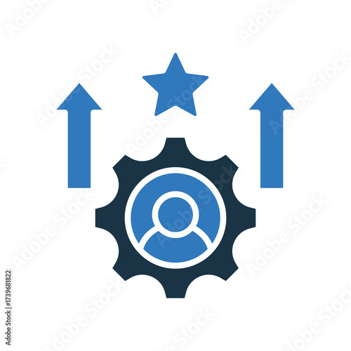 Talent Development mixed color icon