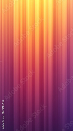 Minimal vertical background with golden-orange gradient flowing into deep violet. Great for tech or corporate branding, product mockups or digital presentations with copy space.