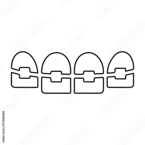Braces Outline