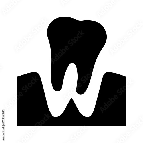 Tooth in Gum Icon