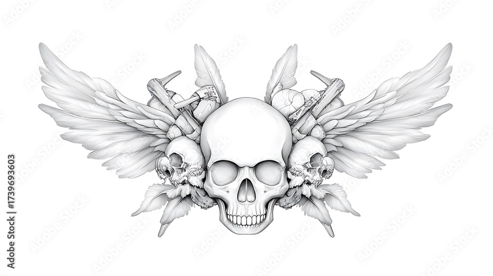 Obraz premium Wings of Mortality