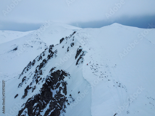 Beautiful view in a mountain. Nature