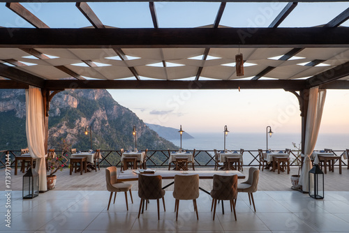 Фотография Sunset Restaurant Atmosphere with Sea View