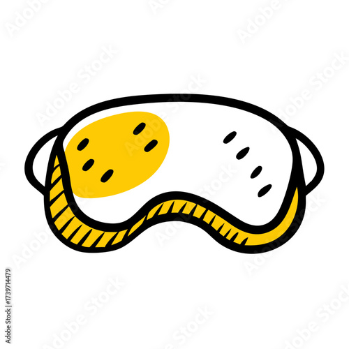 Sleeping Mask For Comfortable Night Rest Icon For Web And Graphic Design
