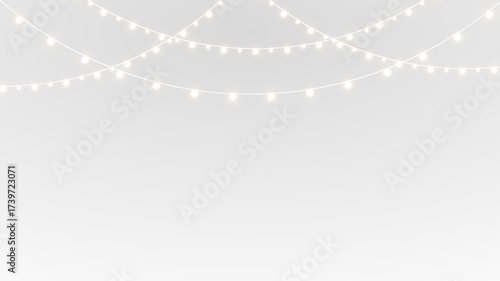 Bulb decor light card decorative design effect event.
