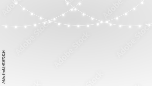 Fairy festive glow glowing happy holiday horizontal isolated lamp.
