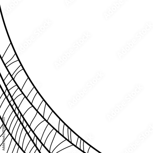 Spider Web Corner Element