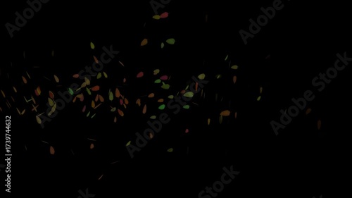 4K abstract background, Shiny particular animation.