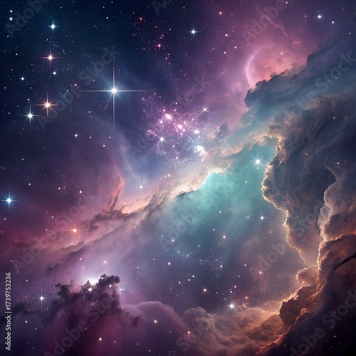 northern lights in space