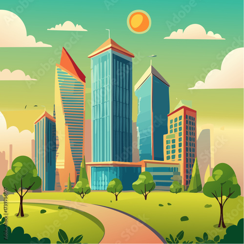 Real estate property with sustainable features