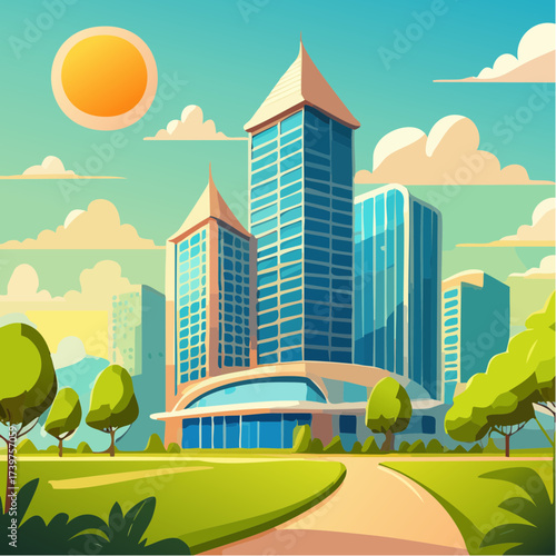 Real estate property with sustainable features