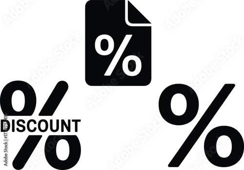 Discount Percentage Sign Promotional Sale Finance Icon