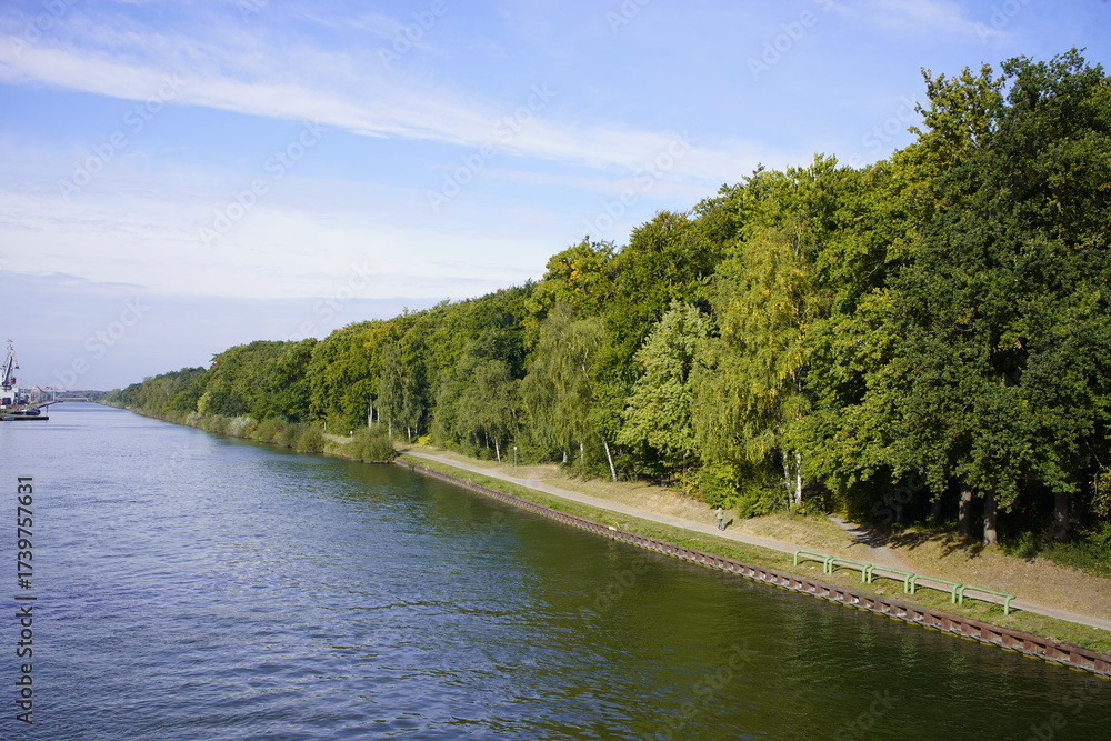 Fototapeta premium The Mittellandkanal (German for 
