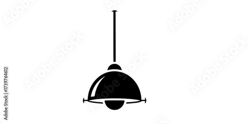 Hanging light icon in editable flat vector 
