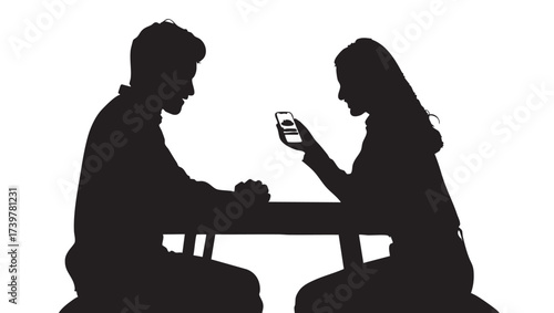 Elegant silhouette of a violin on a stark white background design