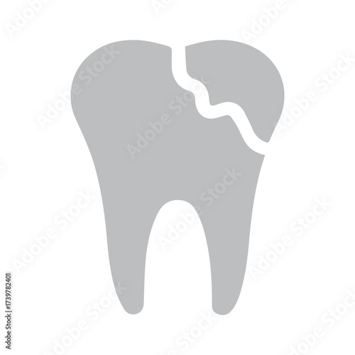 Cracked Tooth Icon