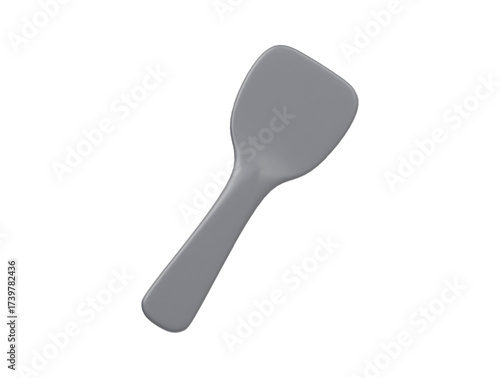 3d spatula icon render illustration