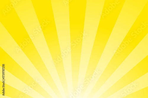 黄色の集中線模様	
