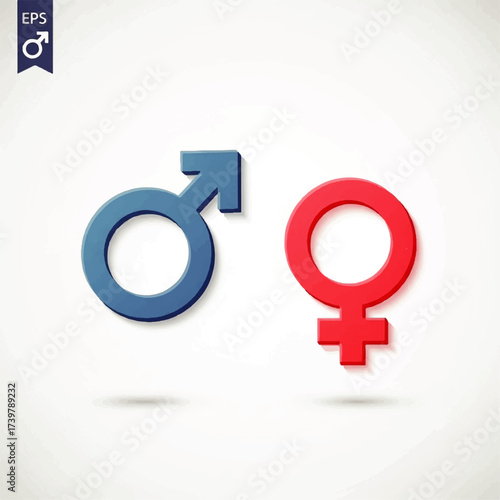 Male and Female Symbols A Visual Representation of Gender and Identity Concepts