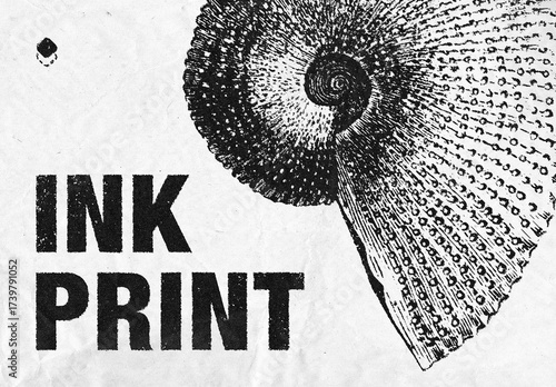 Stamp Ink Print Effect Mockup