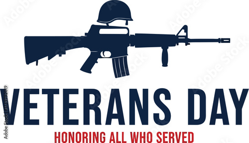 Veterans day honoring military service and patriotic support