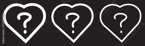 Interrogation icon . design, inquiry symbol, asking, problem, doubt, confusion