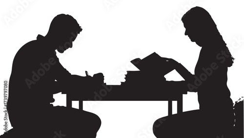 Washington State map silhouette outline in black and white design