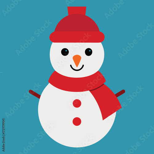 Christmas penguin vector art design