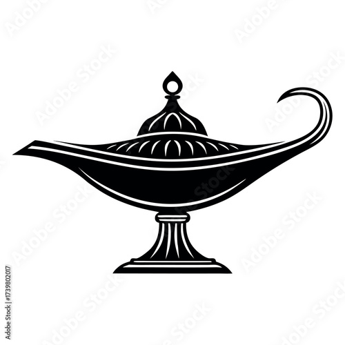 Black colour Dates and tea cup for iftar silhouette vector illustration, solid white background (8).eps